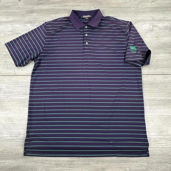 Peter Millar Other - Peter Millar Polo Shirt Mens XL Purple Turquoise Summer Comfort Shadow Ridge